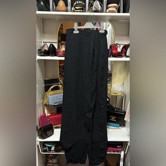 giorgio armani silk cady skirt pants - Picture 4 of 10